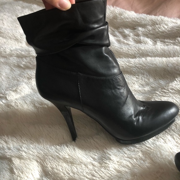 INC leather Heeled Booties - Picture 3 of 5